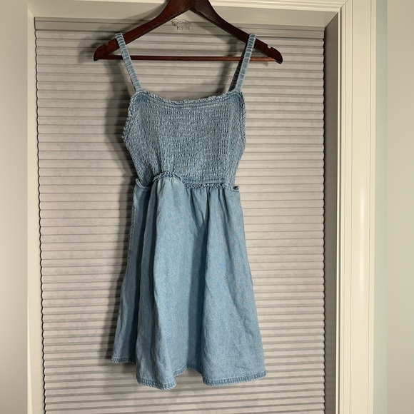 American Eagle chambray dress J-22 - Picture 1 of 3